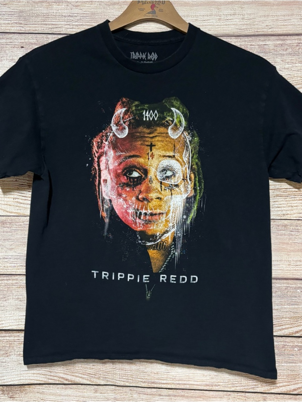Trippie Redd‎ Black Graphic Short Sleeve Tee